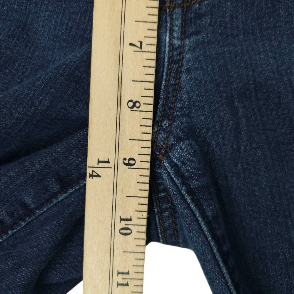 Loft Modern Skinny Jeans Womens Size 28/6 Mid Rise Dark Wash Stretch Denim - Picture 13 of 14